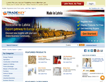 Tablet Screenshot of latvia.tradekey.com