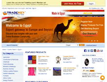 Tablet Screenshot of egypt.tradekey.com