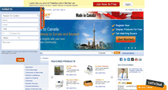 Desktop Screenshot of canada.tradekey.com